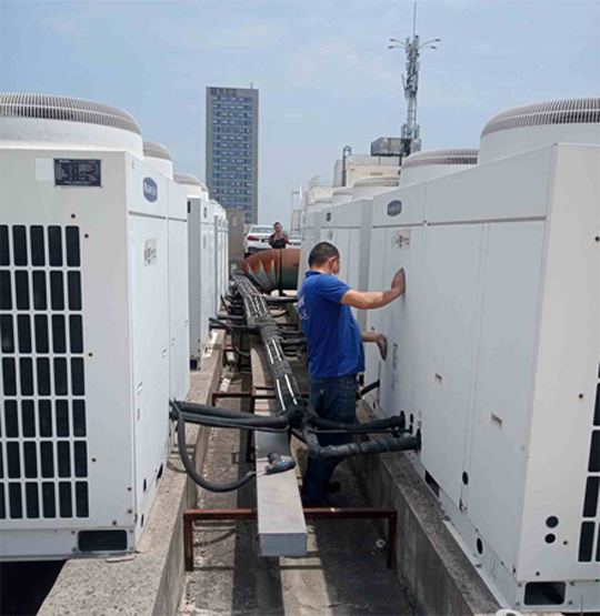 白玉中央空调制热和不制冷系统维修方法